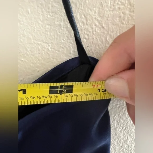 Scott McClintock skirt Homecoming vintage Long A-line maxi Ball Formal blue sz 8 - Picture 8 of 9